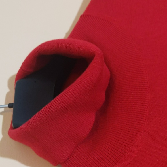 Joe Fresh| NWT Red Turtleneck Sweater Cotton Blend - Picture 5 of 16